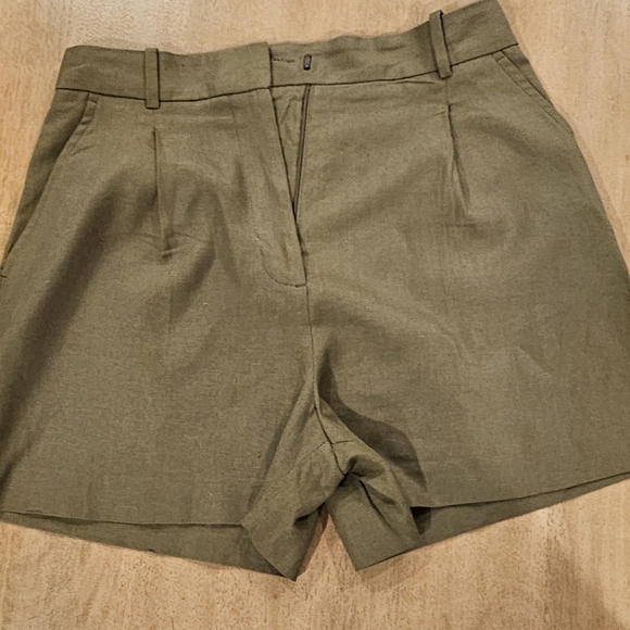 ZARA Linen Blend shorts - Picture 2 of 4